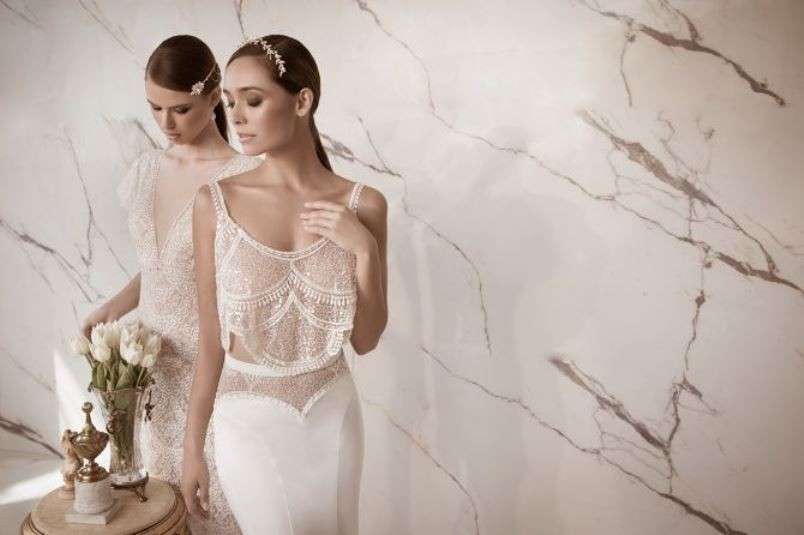 Tendenza sposa 2016: abiti cropped