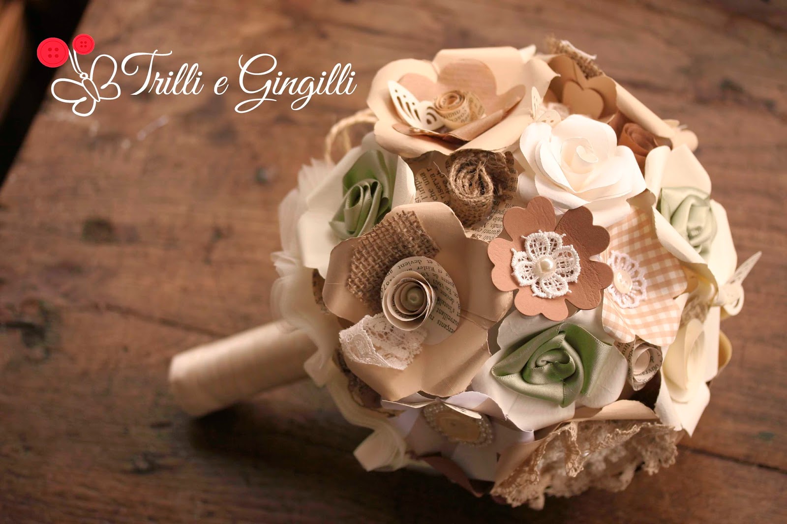 Un Bouquet Originale Con I Fiori Di Carta Accademia Degli Eventi